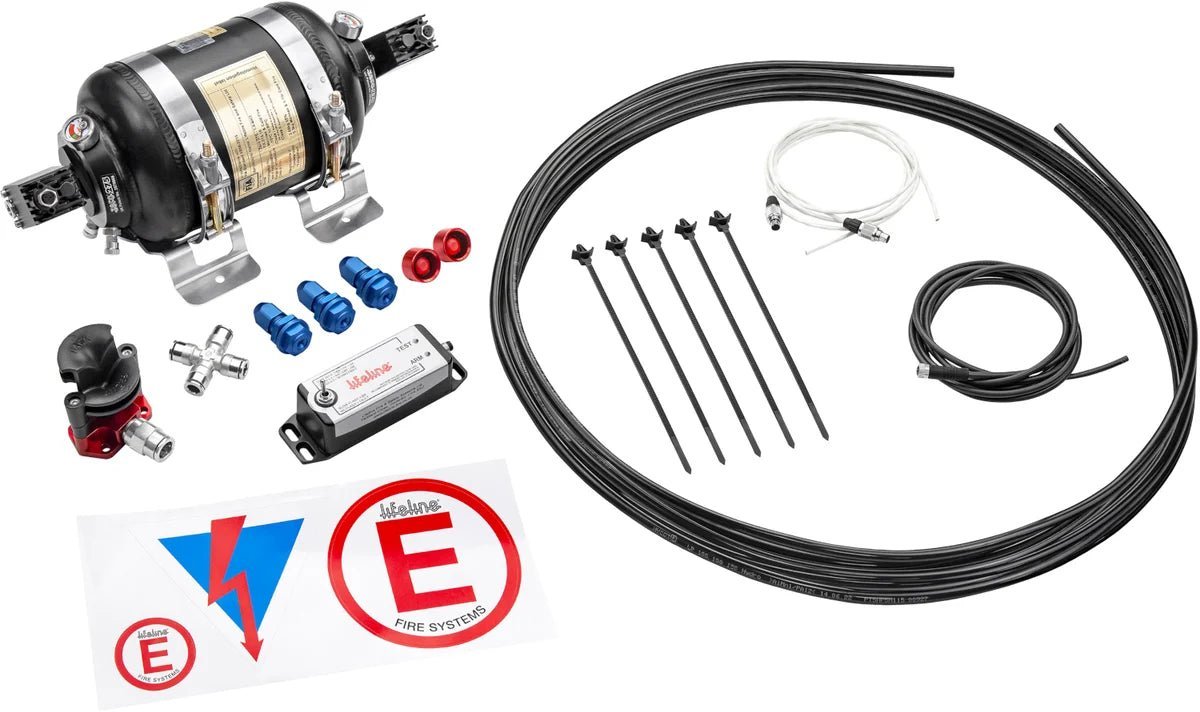 ZERO® 275 - The lightest and most compact FIA 8865-2015 extinguisher - Black - Race Rally Supplies