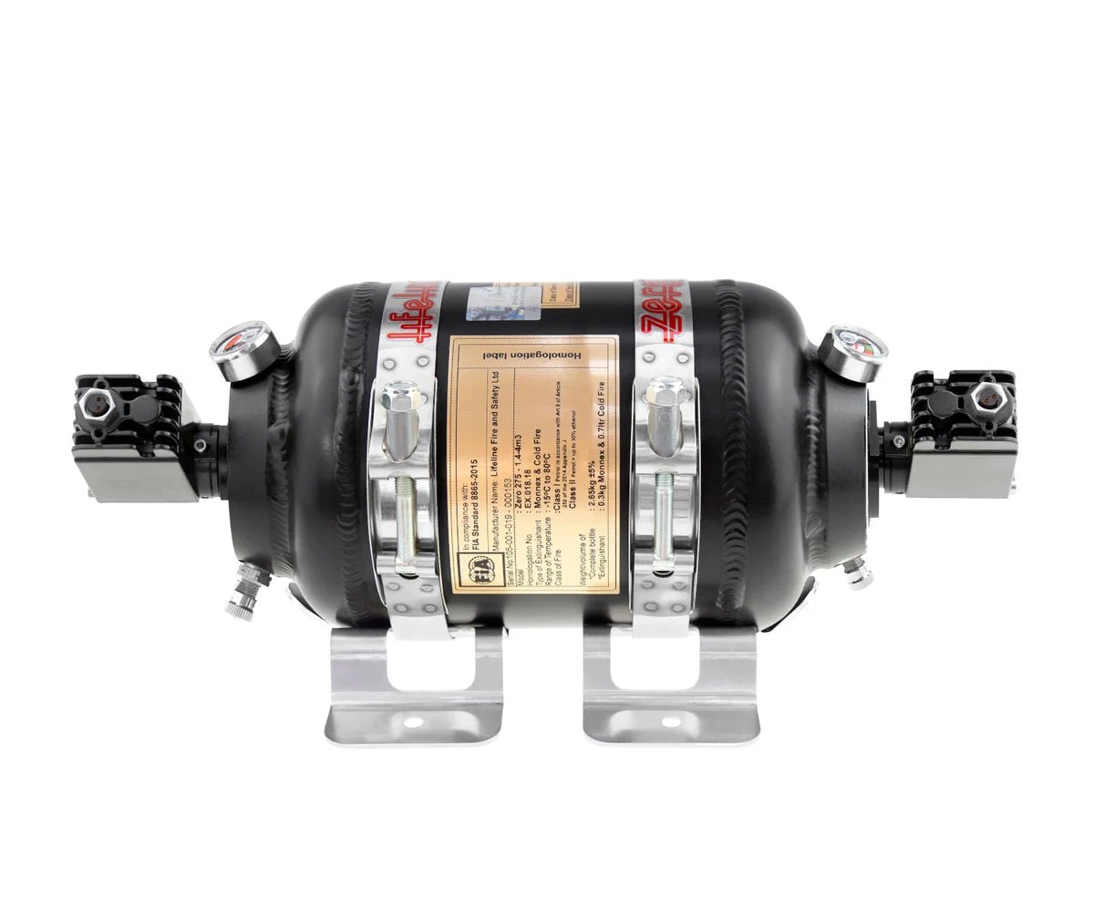 ZERO® 275 - The lightest and most compact FIA 8865 - 2015 extinguisher - Black - Race Rally Supplies