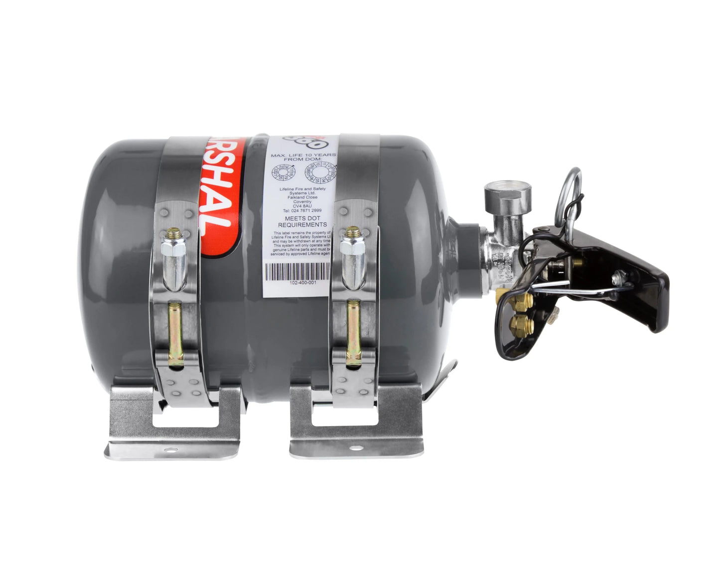 ZERO® 360 FIA Novec 1230 Range of Mechanical, Electric and Stored Pressure Extinguishers - Race Rally Supplies