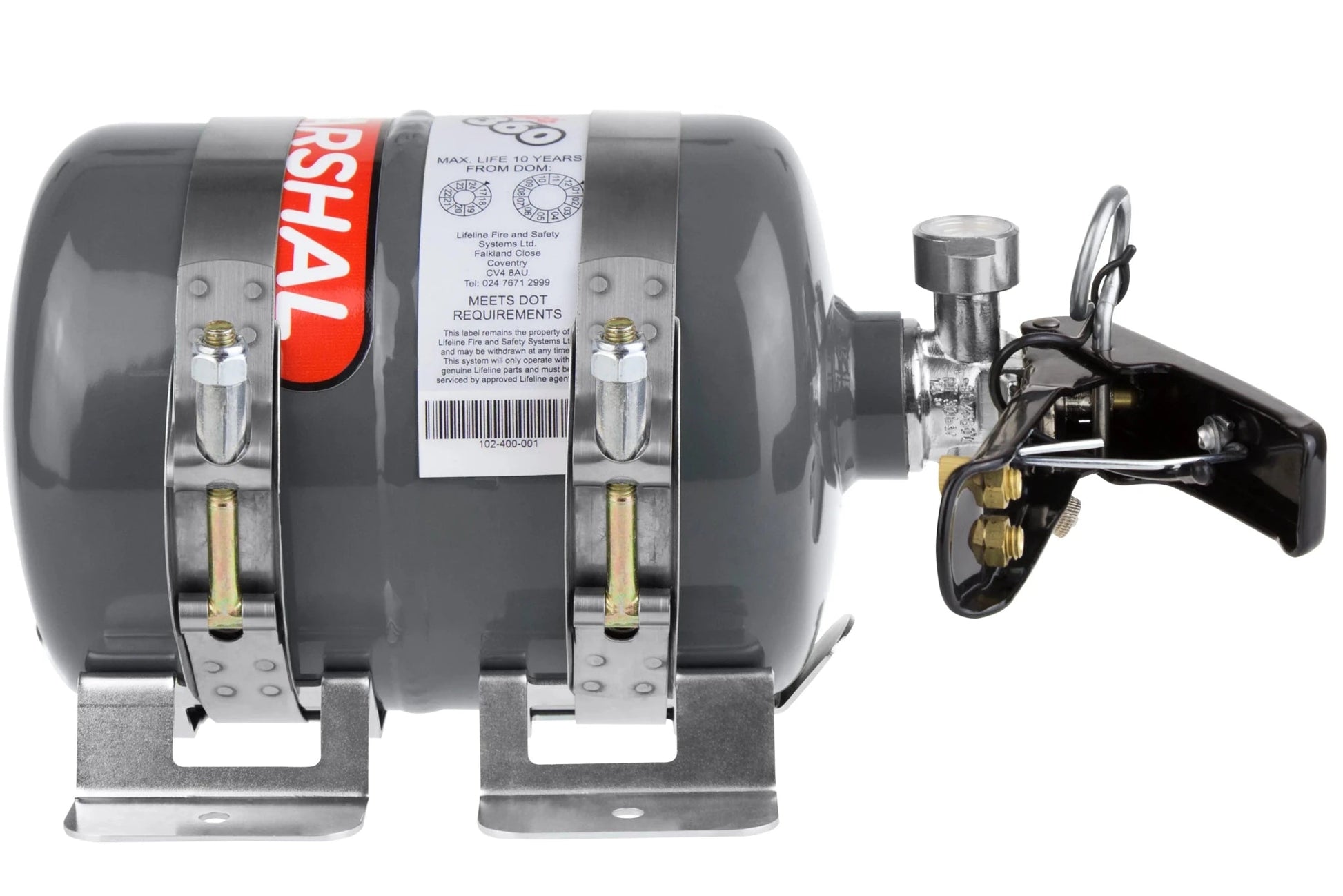 ZERO® 360 FIA Novec 1230 Range of Mechanical & Electric Extinguishers - Race Rally Supplies