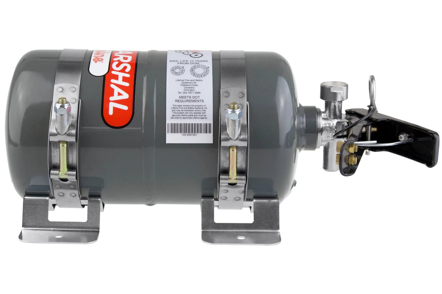 ZERO® 360 FIA Novec 1230 Range of Mechanical & Electric Extinguishers - Race Rally Supplies