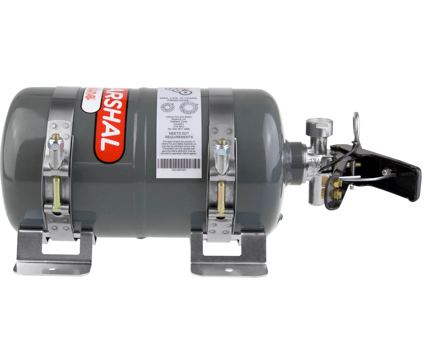 ZERO® 360 FIA Novec 1230 Range of Mechanical & Electric Extinguishers - Race Rally Supplies