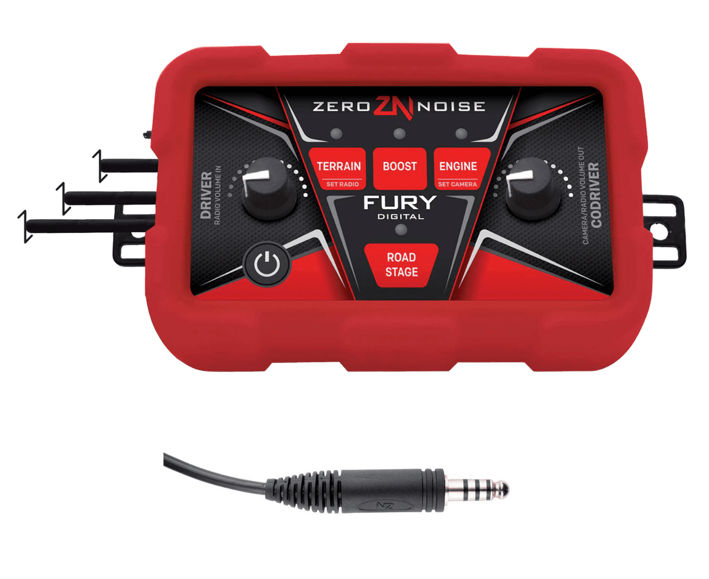 ZeroNoise Fury Digital Intercom Amplifier – Adaptive Noise Cancelling - Race Rally Supplies