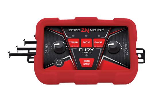 ZeroNoise Fury Digital Intercom Amplifier – Adaptive Noise Cancelling - Race Rally Supplies