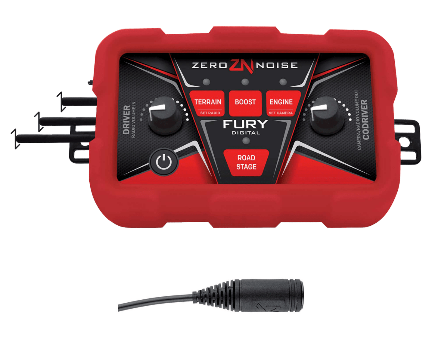 ZeroNoise Fury Digital Intercom Amplifier – Adaptive Noise Cancelling - Race Rally Supplies