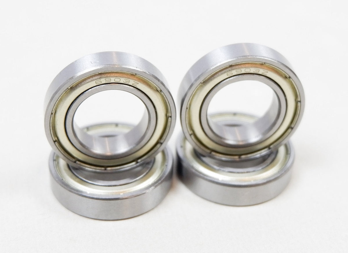 Zip Cadet 17mm Front Wheel Bearing Set of 4 - Race Rally Supplies